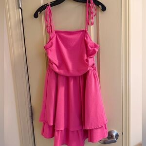 Pink Layered Dress